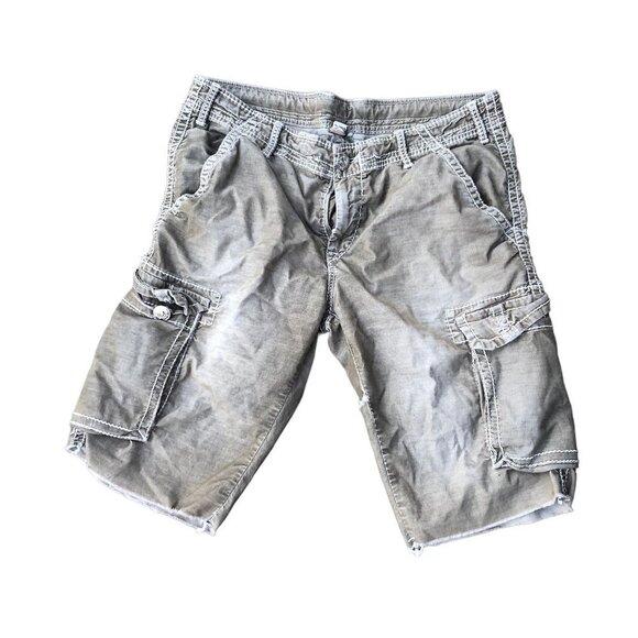 Vintage True Religion Cargo Shorts Size 38 Brown - Picture 11 of 11